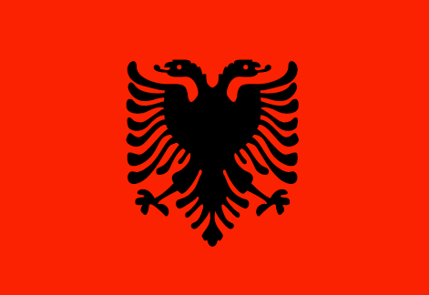 Albania : The country's flag (Big)