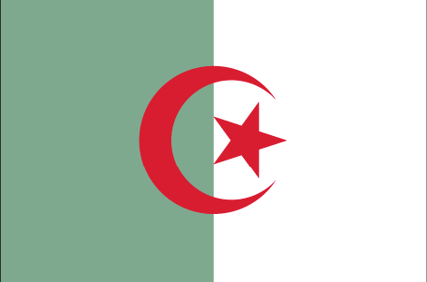 Algeria : Krajina vlajka (Veľký)