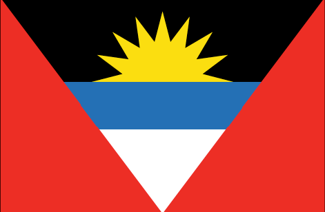 Antigua and Barbuda : The country's flag (Big)