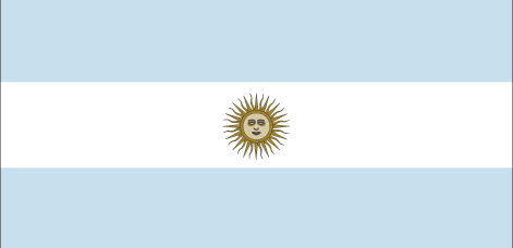 Argentina : Negara, bendera (Besar)