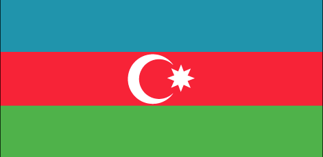 Azerbaijan : Negara, bendera (Besar)