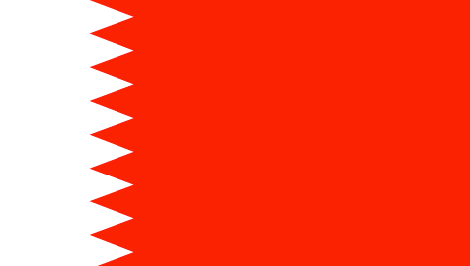 Bahrain : Negara, bendera (Besar)