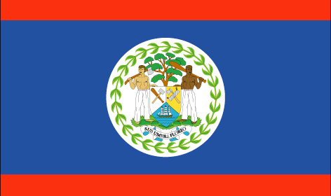 Belize : Krajina vlajka (Veľký)