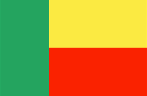 Benin : Negara, bendera (Besar)