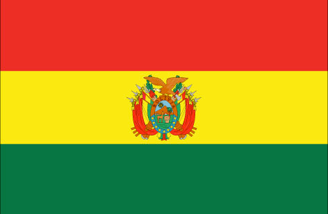 Bolivia : Negara, bendera (Besar)