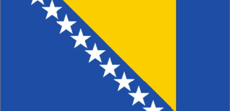 Bosnia and Herzegovina : Šalies vėliava (Puikus)