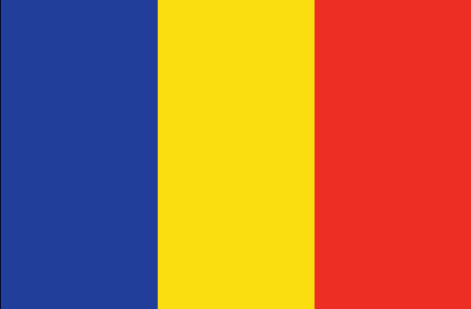 Chad : Negara, bendera (Besar)