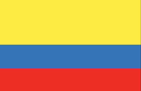 Colombia : Riigi lipu (Suur)