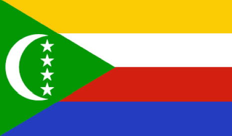 Comoros : Šalies vėliava (Puikus)