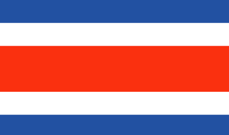 Costa Rica : Riigi lipu (Suur)