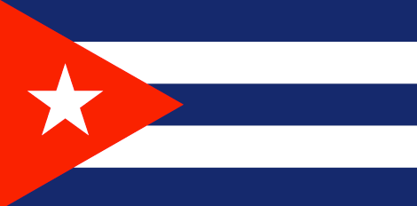 Cuba : Bandeira do país (Grande)