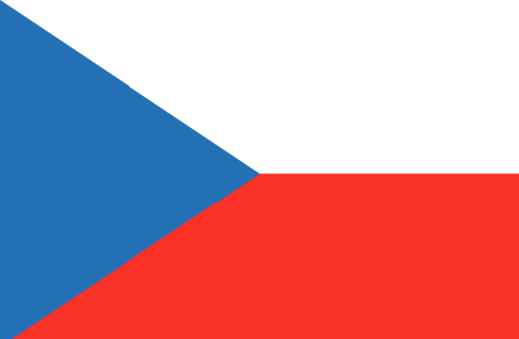 Czech Republic : Krajina vlajka (Veľký)