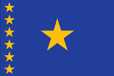 Democratic Republic of the Congo : The country's flag (Big)