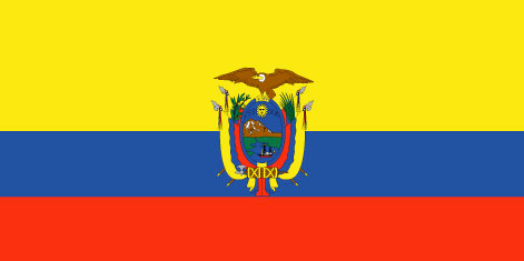 Ecuador : Negara, bendera (Besar)