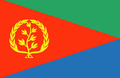 Eritrea : Maan lippu (Suuri)