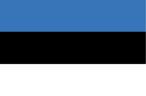 Estonia : Šalies vėliava (Puikus)