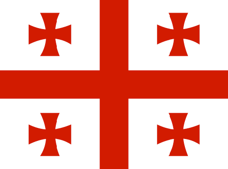 Georgia : 國家的國旗 (大)