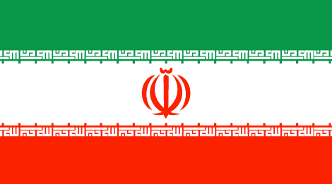 Iran : Šalies vėliava (Puikus)