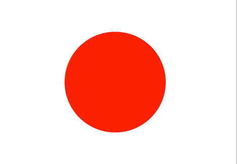 Japan : The country's flag (Big)