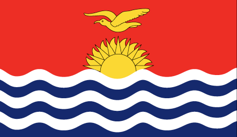 Kiribati : 國家的國旗 (大)