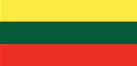 Lithuania : للبلاد العلم (عظيم)