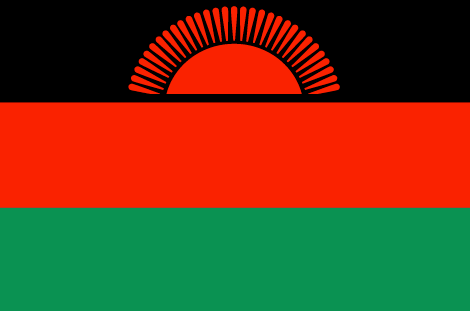 Malawi : The country's flag (Big)