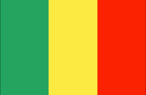 Mali : Landets flagga (Great)