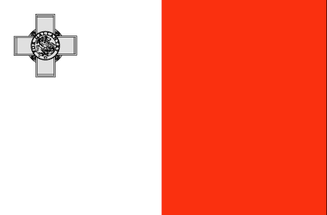 Malta : ქვეყნის დროშა (დიდი)