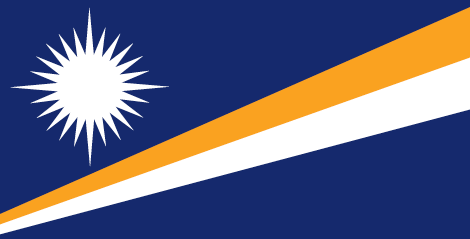 Marshall Islands : Bandeira do país (Grande)