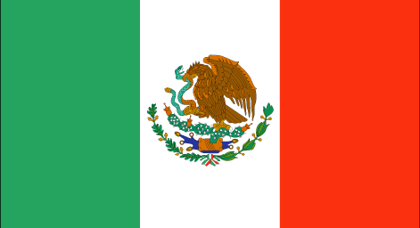 Mexico : Negara, bendera (Besar)