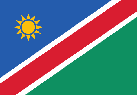 Namibia : للبلاد العلم (عظيم)