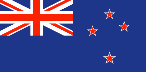 New Zealand : Negara, bendera (Besar)