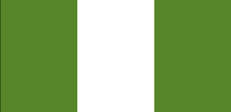 Nigeria : Šalies vėliava (Puikus)