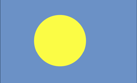 Palau : Negara, bendera (Besar)