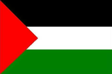 Palestine : ธงของประเทศ (ยิ่งใหญ่)