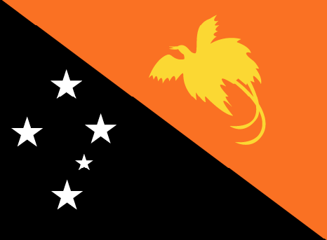 Papua New Guinea : للبلاد العلم (عظيم)