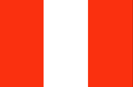 Peru : ธงของประเทศ (ยิ่งใหญ่)