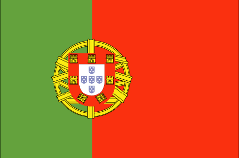Portugal : Bandila ng bansa (Dakila)