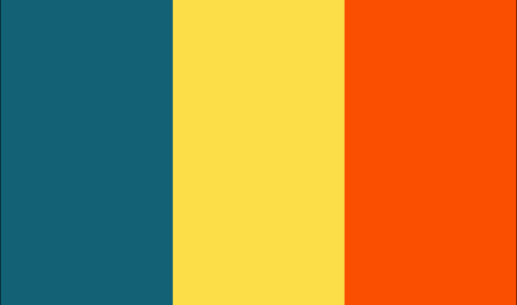 Romania : Šalies vėliava (Puikus)