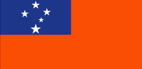 Samoa : Bandila ng bansa (Dakila)