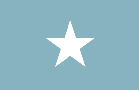 Somalia : Negara, bendera (Besar)