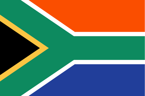 South Africa : للبلاد العلم (عظيم)