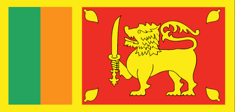 Sri Lanka : Az ország lobogója (Nagy)
