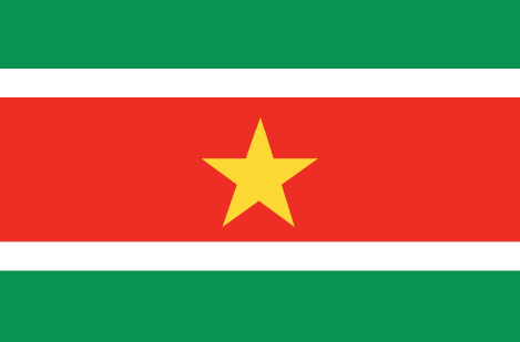 Suriname : Bandila ng bansa (Dakila)