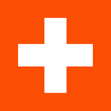 Switzerland : Šalies vėliava (Puikus)