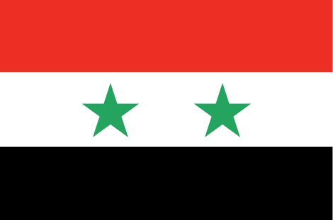 Syria : The country's flag (Big)