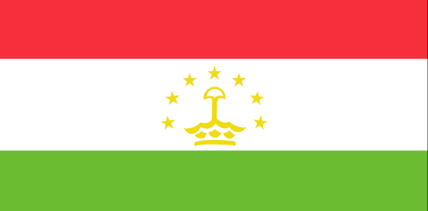 Tajikistan : Šalies vėliava (Puikus)
