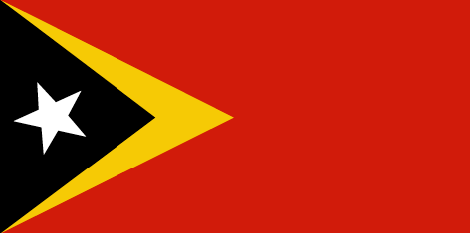 Timor-Leste : Riigi lipu (Suur)