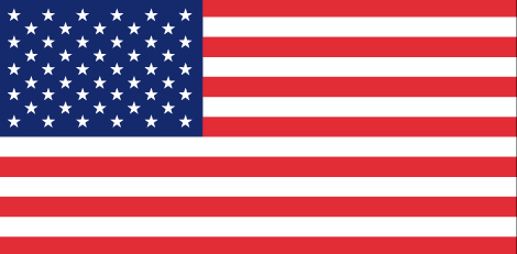 United States : Negara, bendera (Besar)