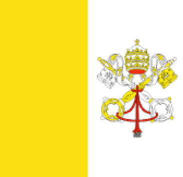 Vatican City : The country's flag (Big)